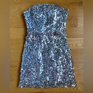 Hannah S Women’s size 2 silver sequin mini dress